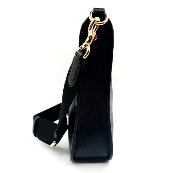 Coach Dempsey File Bag Black Pebble Leather Crossbody NWOT C2232 - Picture 5 of 16